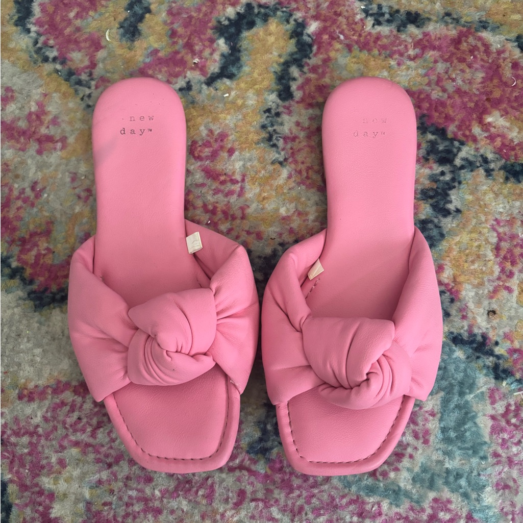 A New Day Pink Knotted Sandals